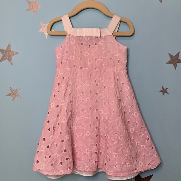 origami Other - Origami Pink & White Broderie Anglaise Dress